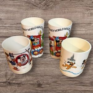Vintage Disney Plastic Cups - Made in USA by deka